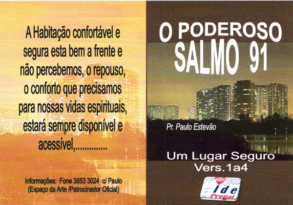 BROCHURA c/30Pg/ SALMO INTERPLETADO DO VS 1A4/tam21x15cm